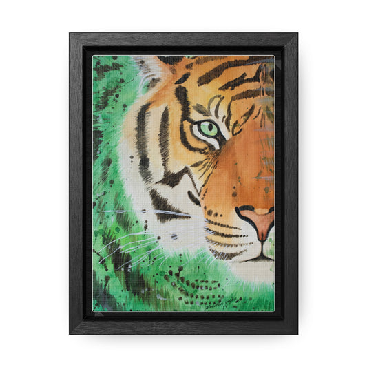 Tiger Painting with Frame